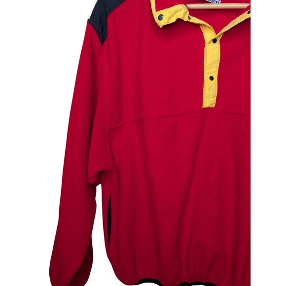 Vintage Marlboro Adventure Team Snap Fleece Jacket Red Adult Large Flawed - Picture 3 of 11